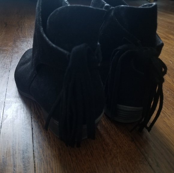 *FREE Gift* Heeled boot in faux suede - Picture 6 of 6